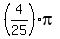 %284%2F25%29pi