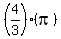 %284%2F3%29%2A%28pi%29