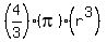%284%2F3%29%2A%28pi%29%2A%28r%5E3%29