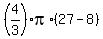 %284%2F3%29%2Api%2A%2827-8%29