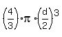 %284%2F3%29%2Api%2A%28d%2F2%29%5E3