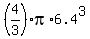 %284%2F3%29%2Api%2A6.4%5E3