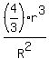 %284%2F3%29%2Ar%5E3%2FR%5E2