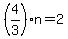 %284%2F3%29n=2