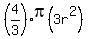 %284%2F3%29pi%283r%5E2%29