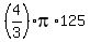 %284%2F3%29pi%2A125