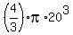 %284%2F3%29pi%2A20%5E3
