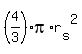 %284%2F3%29pi%2Ar%5Bs%5D%5E2