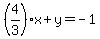 %284%2F3%29x%2By=+-1