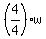%284%2F4%29w