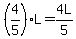 %284%2F5%29L=4L%2F5