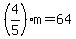 %284%2F5%29m=64