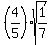 %284%2F5%29sqrt%281%2F7%29