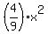 %284%2F9%29x%5E2