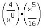 %284%2Fx%5E8%29+%2A%28x%5E5%2F16%29