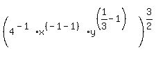 %284%5E%28-1%29%2Ax%5E%28%28-1-1%29%29%2Ay%5E%28%281%2F3-1%29%29%29%5E%283%2F2%29