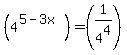 %284%5E%285-3x%29%29=%281%2F4%5E4%29%29
