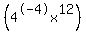 %284%5E-4x%5E12%29