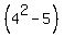 %284%5E2-5%29