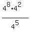 %284%5E8+%2A+4%5E2%29%2F4%5E5