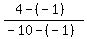 %284-%28-1%29%29%2F%28-10-%28-1%29%29