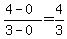 %284-0%29%2F%283-0%29=4%2F3