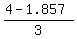 %284-1.857%29%2F3