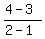 %284-3%29%2F%282-1%29