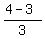 %284-3%29%2F3