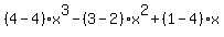 %284-4%29x%5E3-%283-2%29x%5E2%2B%281-4%29x