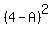 %284-A%29%5E2