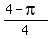 %284-pi%29%2F4