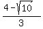 %284-sqrt%2810%29%29%2F3