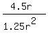 \"%284.5r%29%2F%281.25r%5E2%29\"