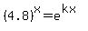 %284.8%29%5Ex+=+e%5E%28kx%29