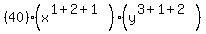 %2840%29%2A%28x%5E%281%2B2%2B1%29%29%2A%28y%5E%283%2B1%2B2%29%29+