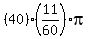%2840%29+%2A+%2811%2F60%29+%2A+pi