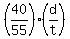 %2840%2F55%29%2A%28d%2Ft%29