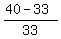 %2840+-+33%29%2F33