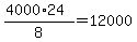 %284000%2A24%29%2F8=12000