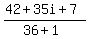 %2842%2B35i%2B7%29%2F%2836%2B1%29