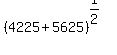 %284225+%2B+5625%29%5E%281%2F2%29