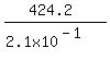 %28424.2%29%2F%282.1x10%5E%28-1%29%29