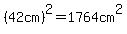 %2842cm%29%5E2=1764cm%5E2