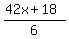 %2842x%2B18%29%2F6