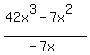%2842x%5E3-7x%5E2%29%2F%28-7x%29