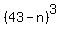 %2843-n%29%5E3