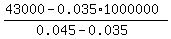 %2843000-0.035%2A1000000%29%2F%280.045-0.035%29