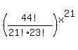 %2844%21%2F%2821%21%2A23%21%29%29%5Ex%5E21