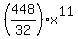 %28448%2F32%29%2Ax%5E11